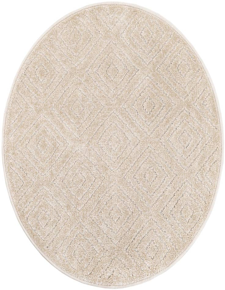 Detail image of 3' x 3' Easy-Clean Sabrina Soto Indoor / Outdoor Round Rug
