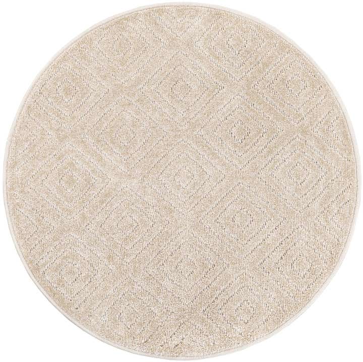 3' x 3' Easy-Clean Sabrina Soto Indoor / Outdoor Round Rug