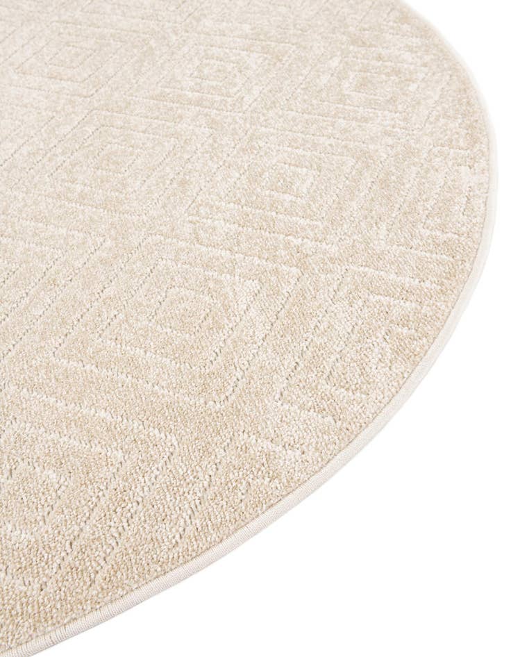 Detail image of 5' x 5' Easy-Clean Sabrina Soto Indoor / Outdoor Round Rug