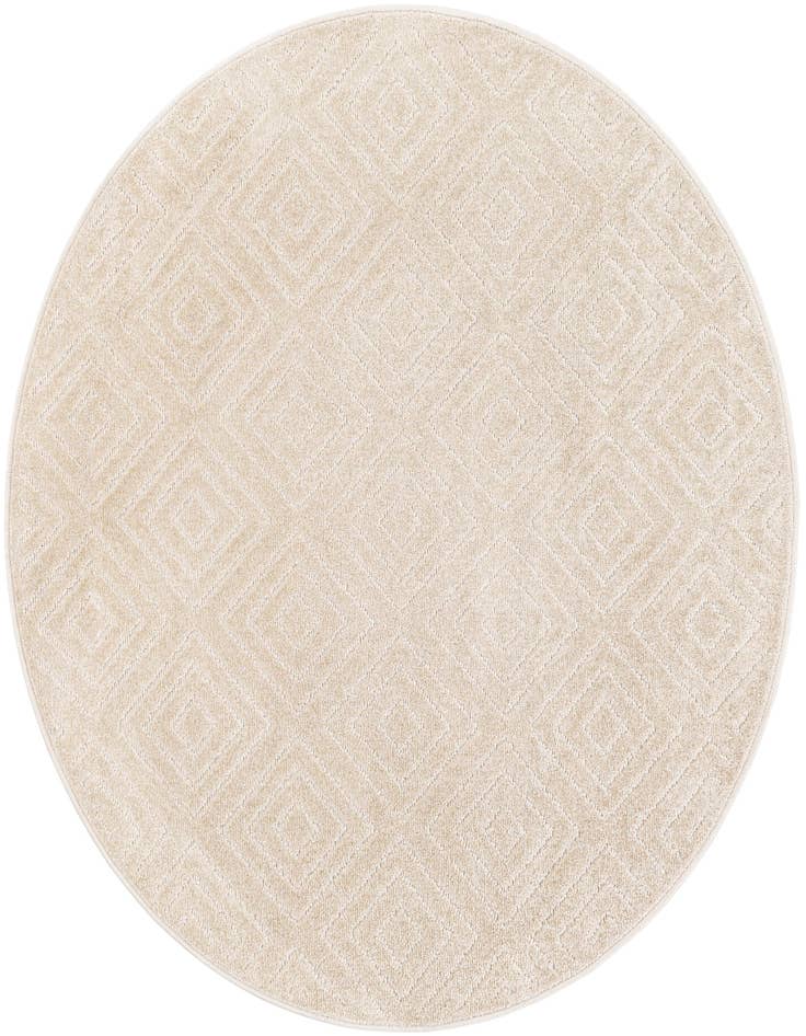 Detail image of 5' x 5' Easy-Clean Sabrina Soto Indoor / Outdoor Round Rug