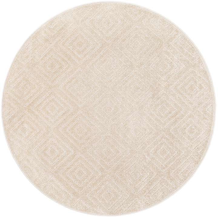 5' x 5' Easy-Clean Sabrina Soto Indoor / Outdoor Round Rug