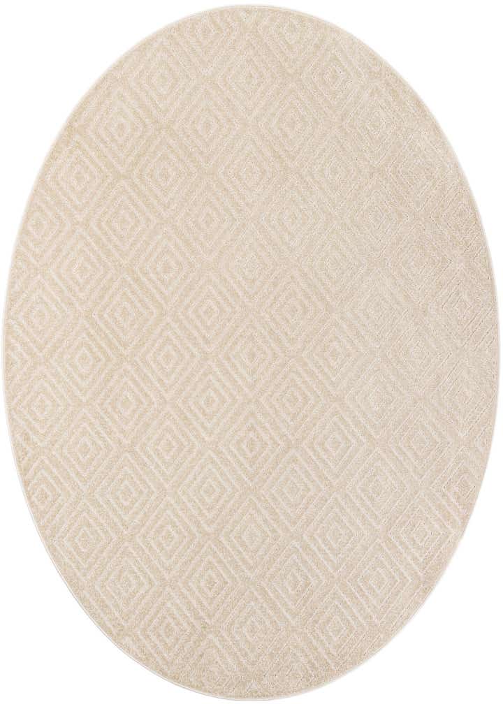 7' 10 x 7' 10 Easy-Clean Sabrina Soto Indoor / Outdoor Round Rug