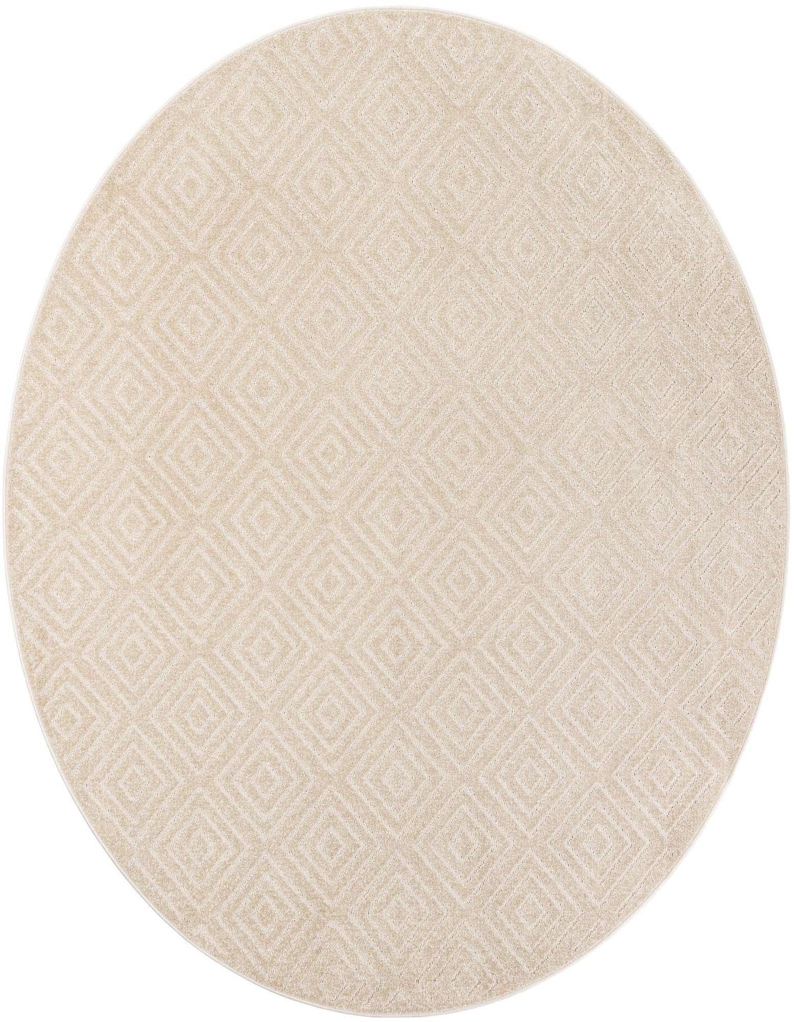 7' 10 x 7' 10 Easy-Clean Sabrina Soto Indoor / Outdoor Round Rug