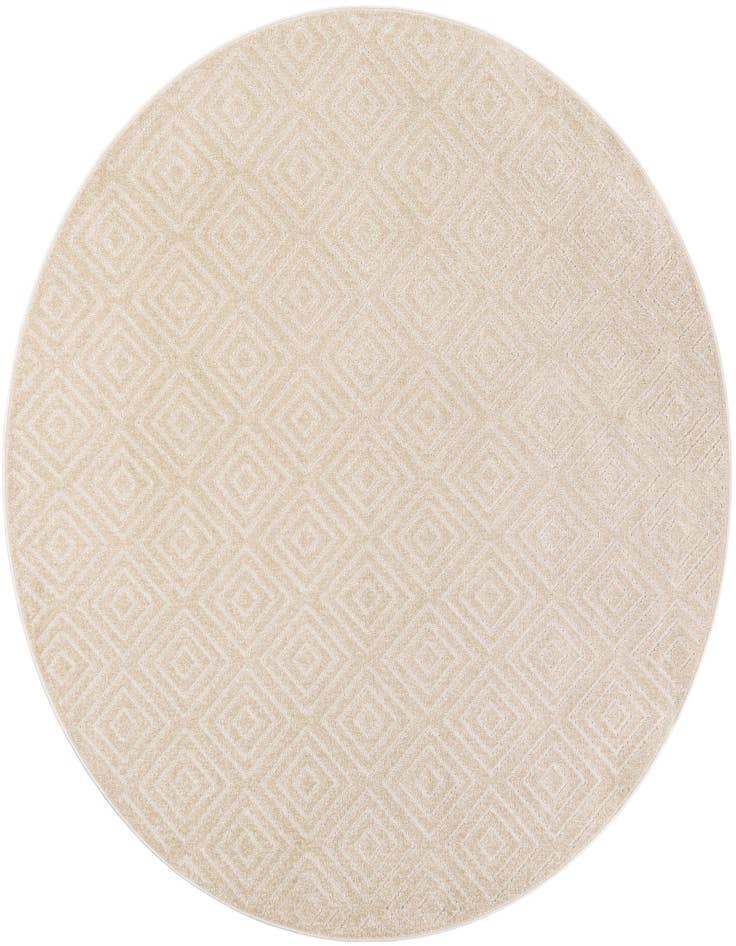 Detail image of 7' 10 x 7' 10 Easy-Clean Sabrina Soto Indoor / Outdoor Round Rug