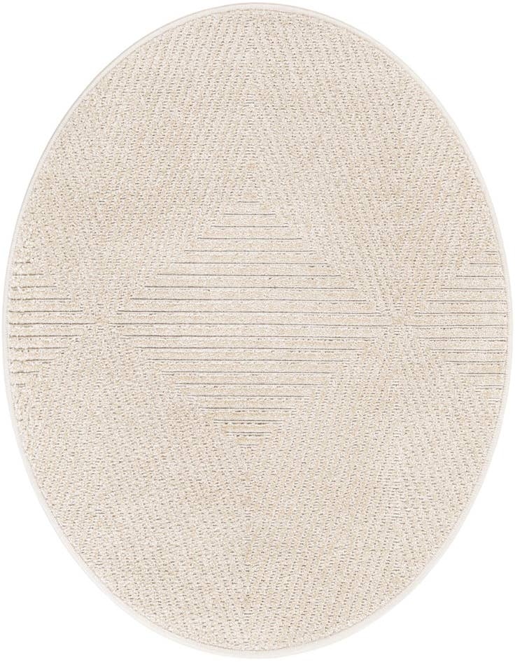 Detail image of 3' x 3' Easy-Clean Sabrina Soto Indoor / Outdoor Round Rug