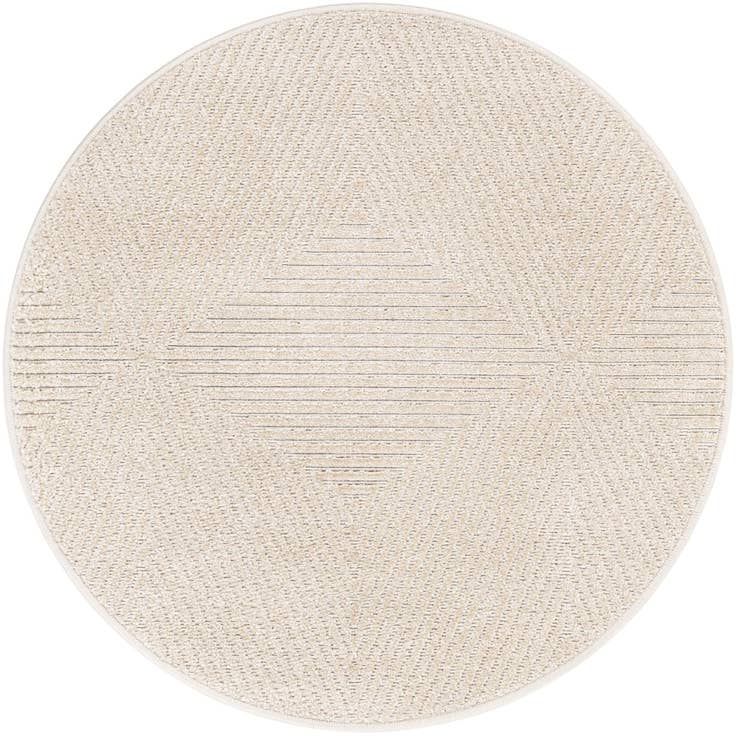 Detail image of 3' x 3' Easy-Clean Sabrina Soto Indoor / Outdoor Round Rug