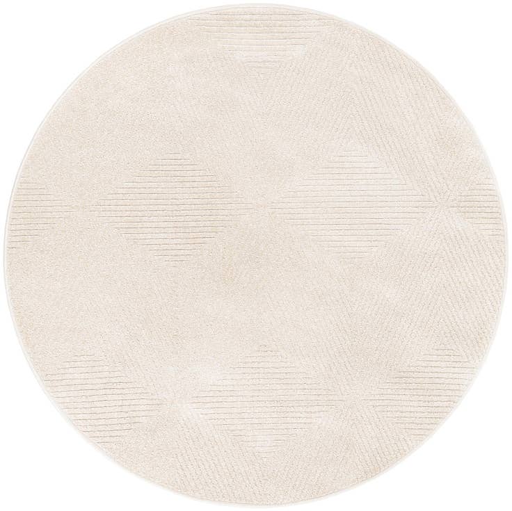 Detail image of 5' x 5' Easy-Clean Sabrina Soto Indoor / Outdoor Round Rug