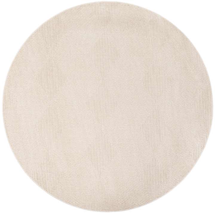 7' 10 x 7' 10 Easy-Clean Sabrina Soto Indoor / Outdoor Round Rug