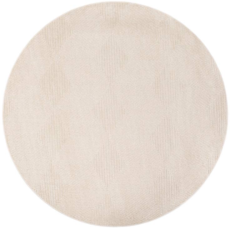 Detail image of 7' 10 x 7' 10 Easy-Clean Sabrina Soto Indoor / Outdoor Round Rug