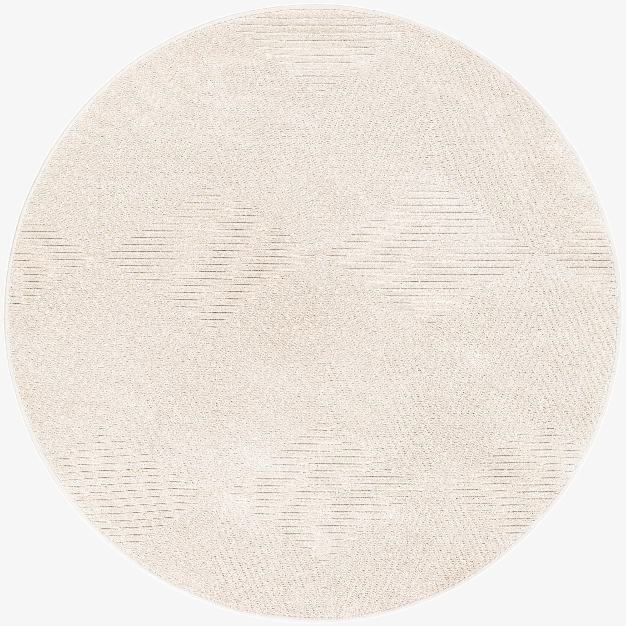 5' x 5'  Washable Sabrina Soto Indoor / Outdoor Round Rug