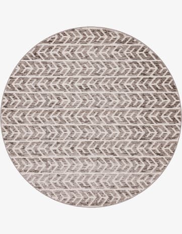 8' x 8' Easy-Clean Sabrina Soto Aston Indoor / Outdoor Round Rug