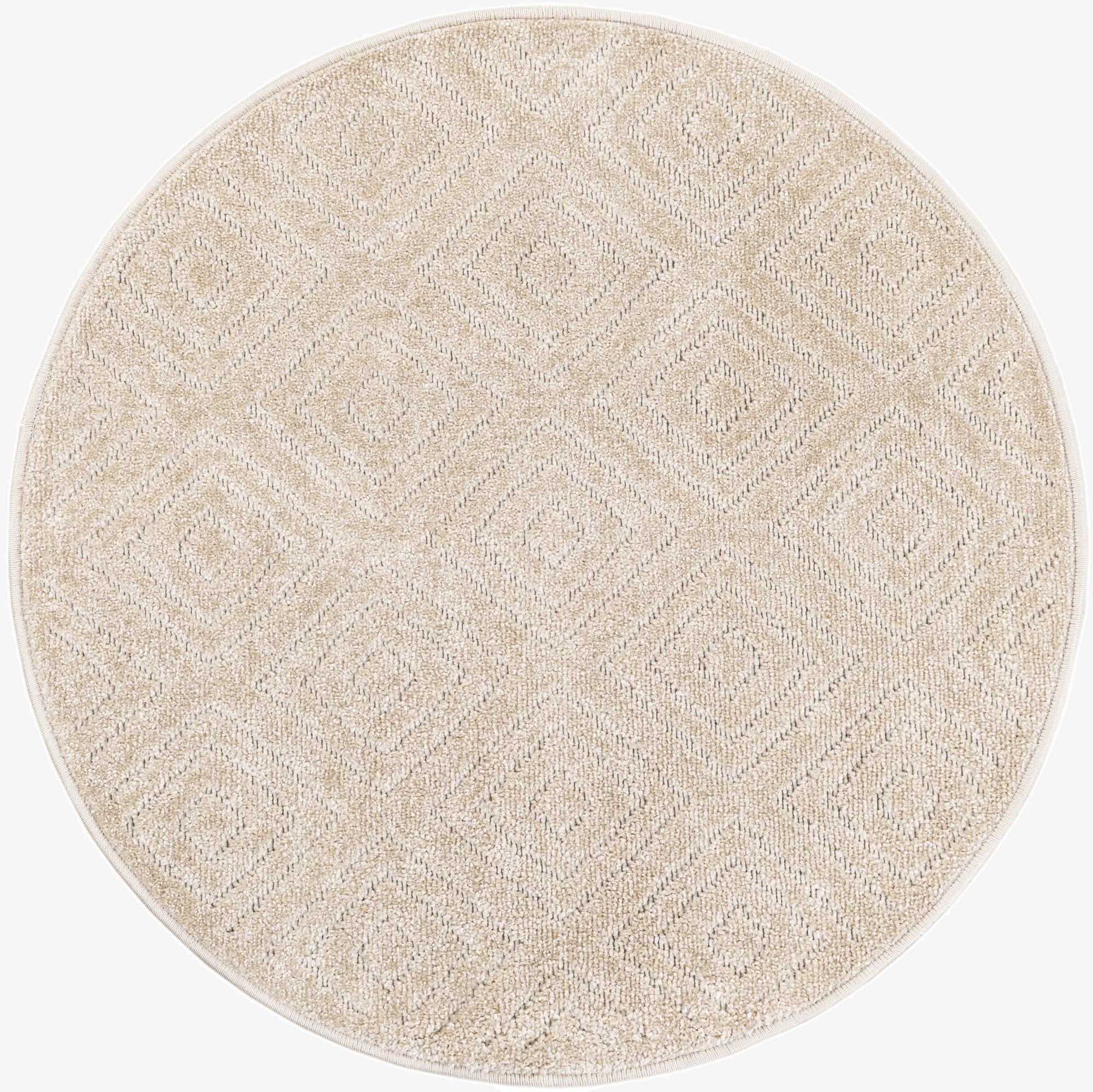 3' x 3'  Washable Sabrina Soto Indoor / Outdoor Round Rug