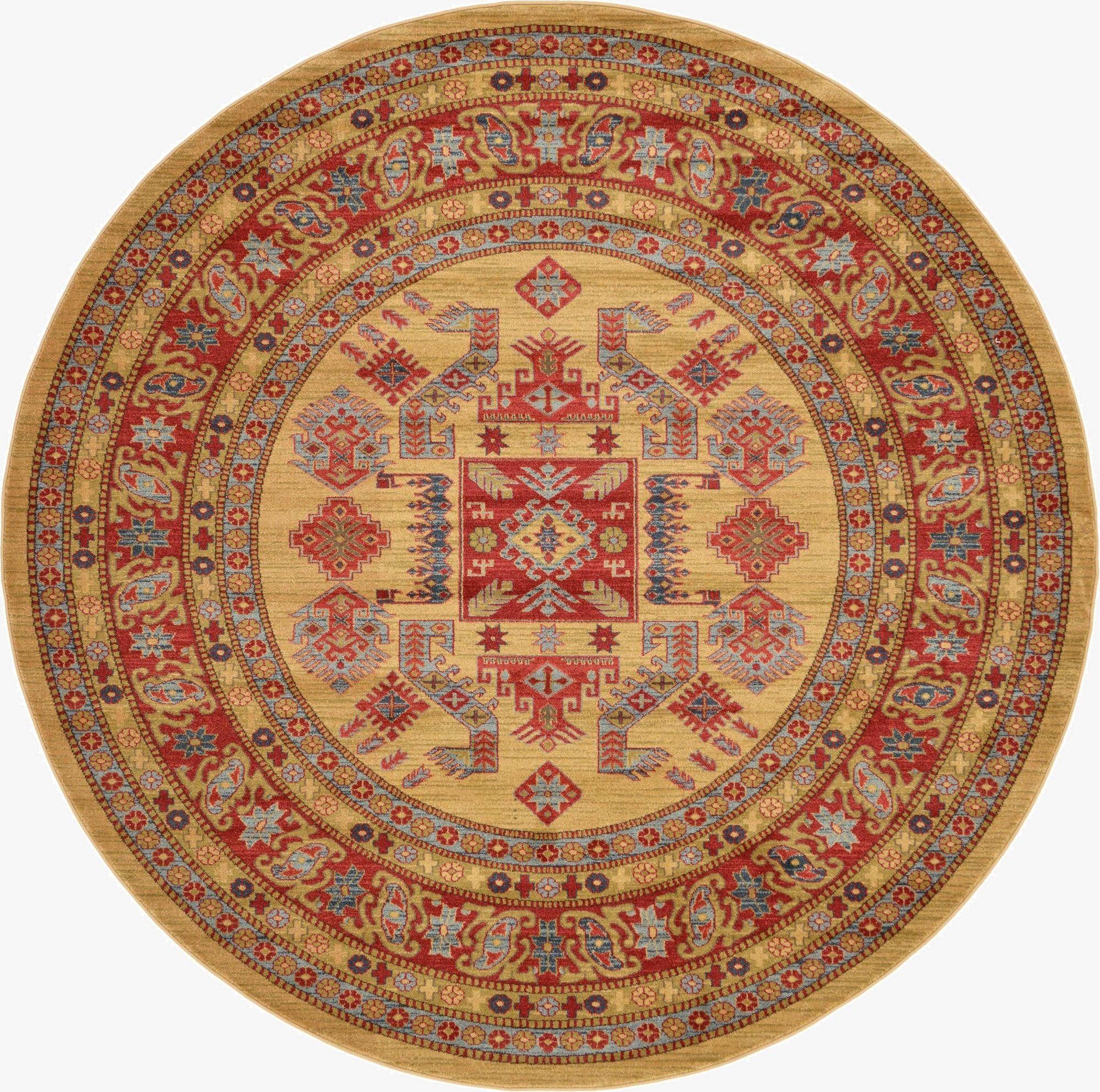 245cm x 245cm Serapi Round Rug