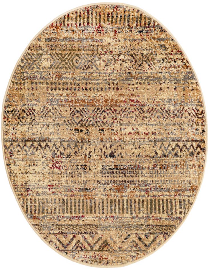 Detail image of 3' x 3' Saturn Round Rug