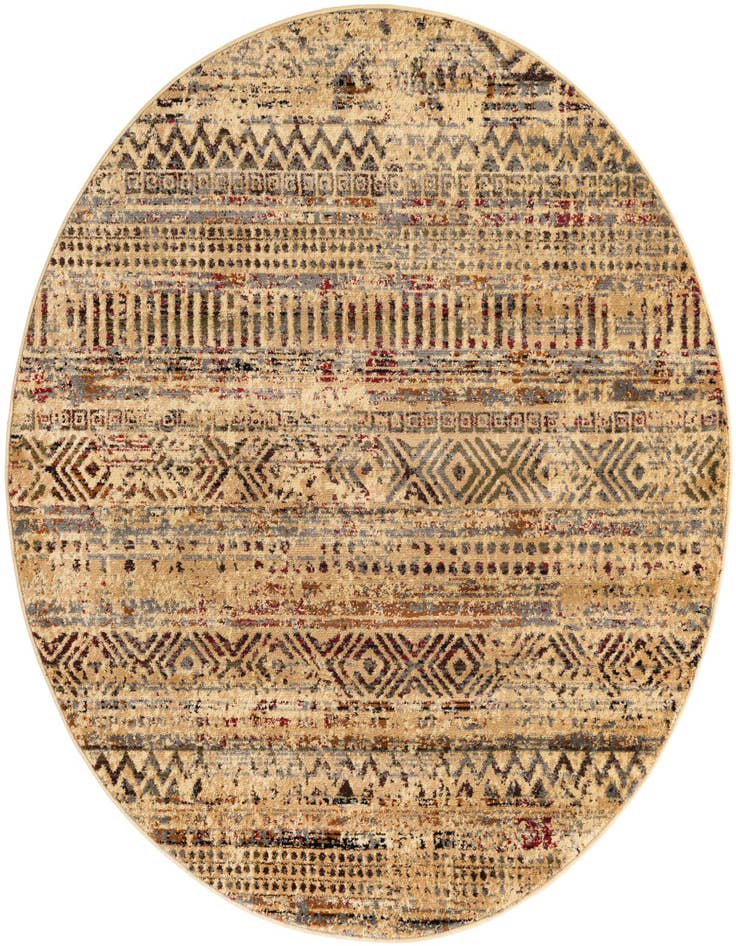 Detail image of 5' 3 x 5' 3 Saturn Round Rug