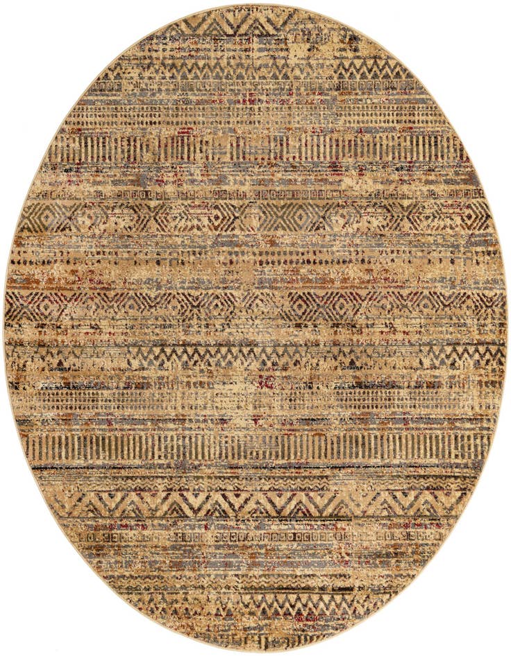 Detail image of 7' x 7' Saturn Round Rug