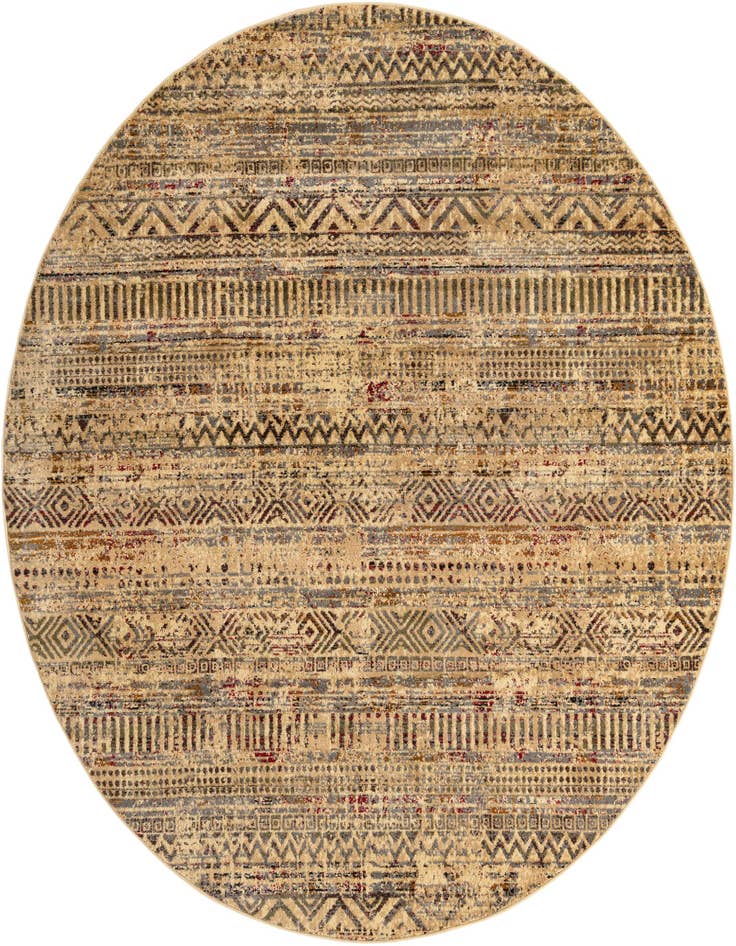 Detail image of 7' 10 x 7' 10 Saturn Round Rug