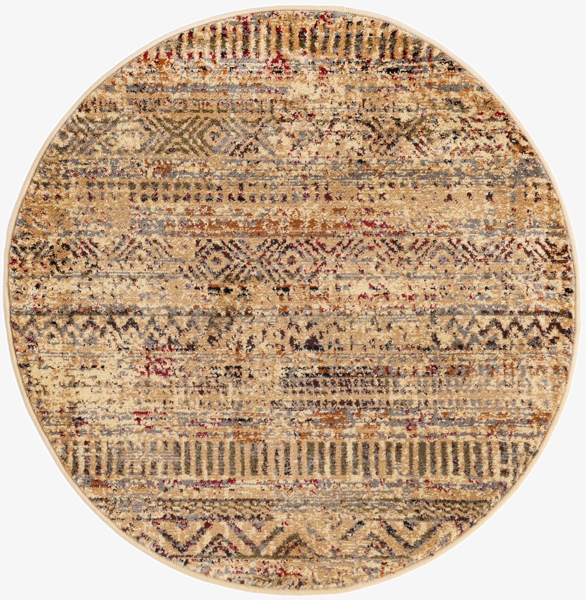Primary image 3' x 3' Saturn Round Rug