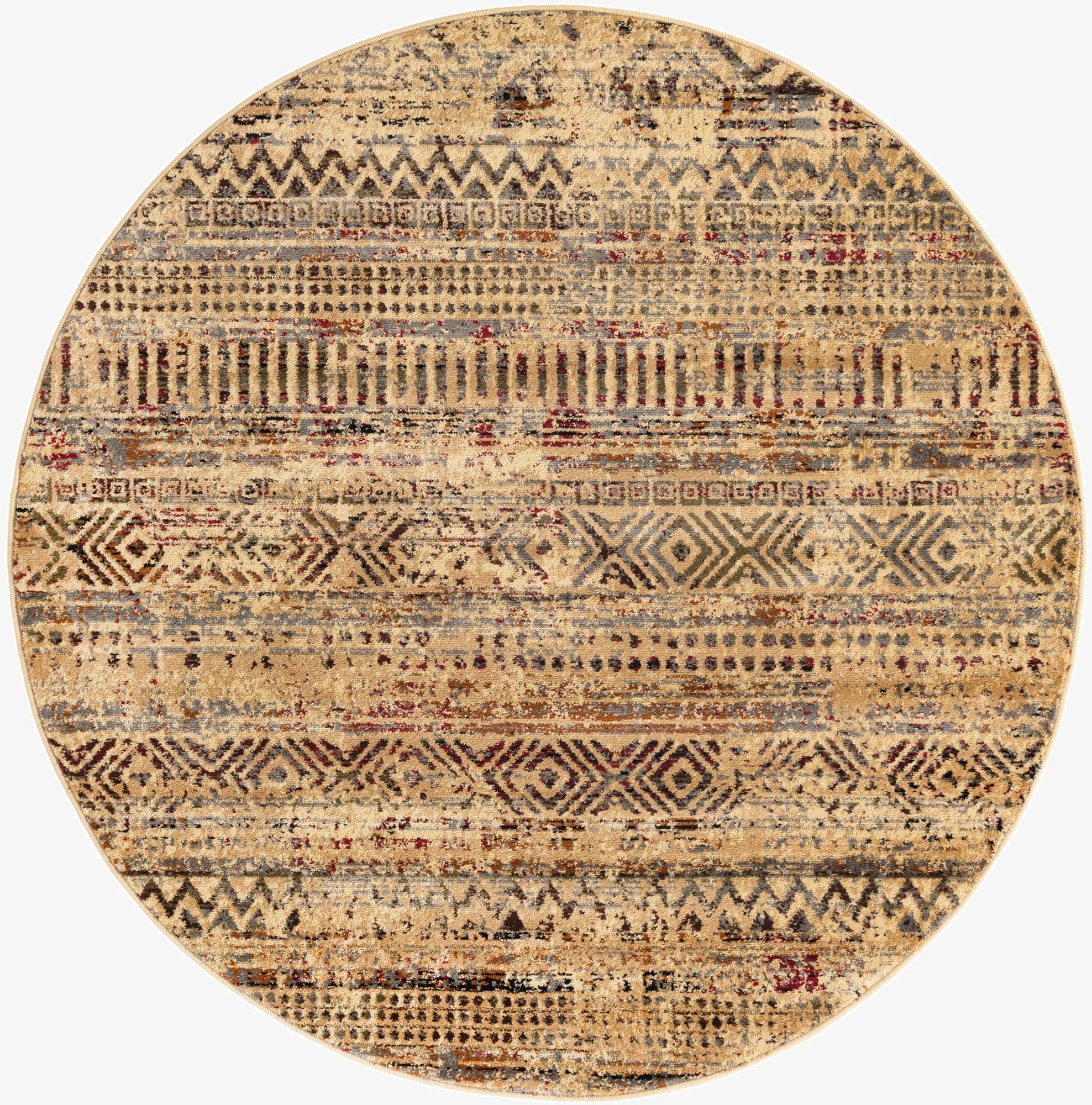 Primary image 5' 3 x 5' 3 Saturn Round Rug