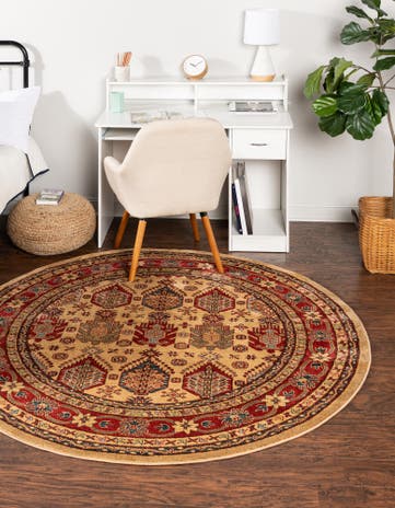 8' x 8' Serapi Round Rug