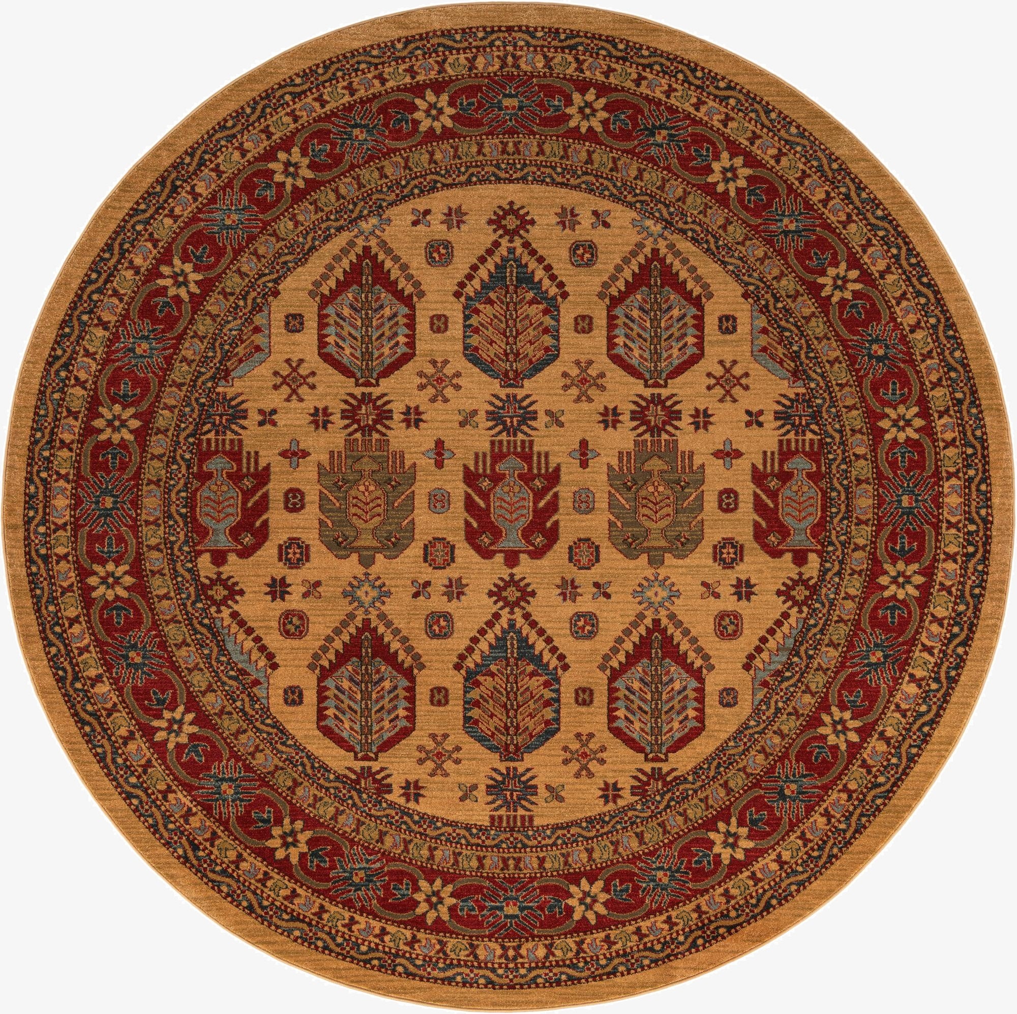 8' x 8' Serapi Round Rug