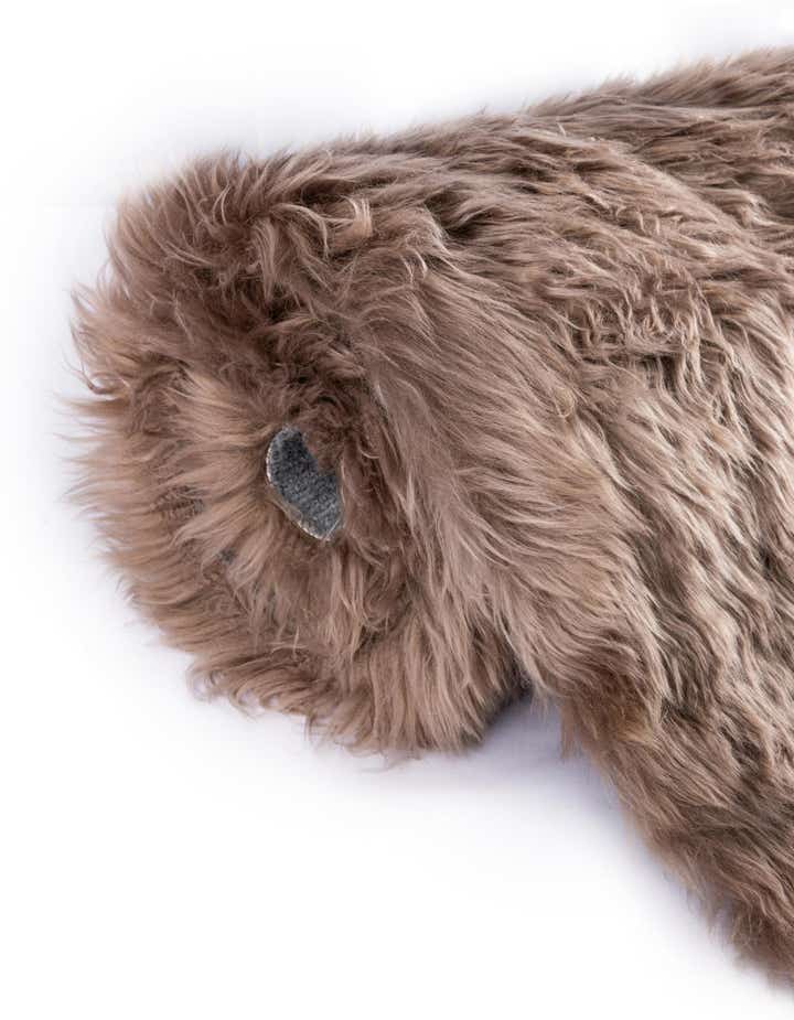 2' x 2' Sheepskin Round Rug