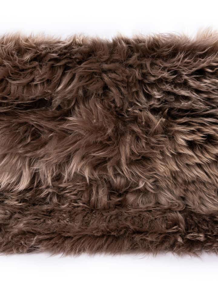 2' x 2' Sheepskin Round Rug