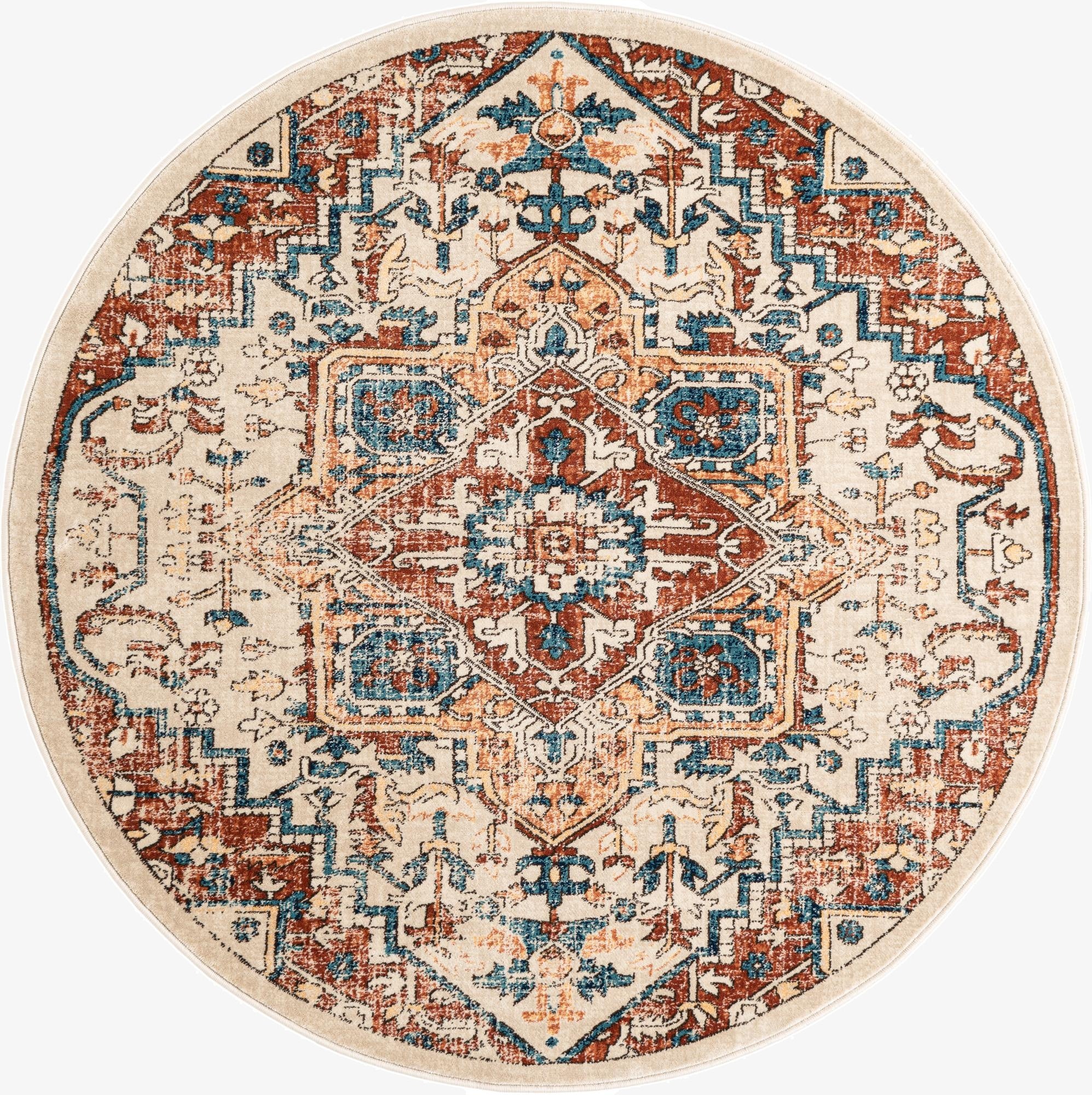 5' 3 x 5' 3 Stockholm Round Rug