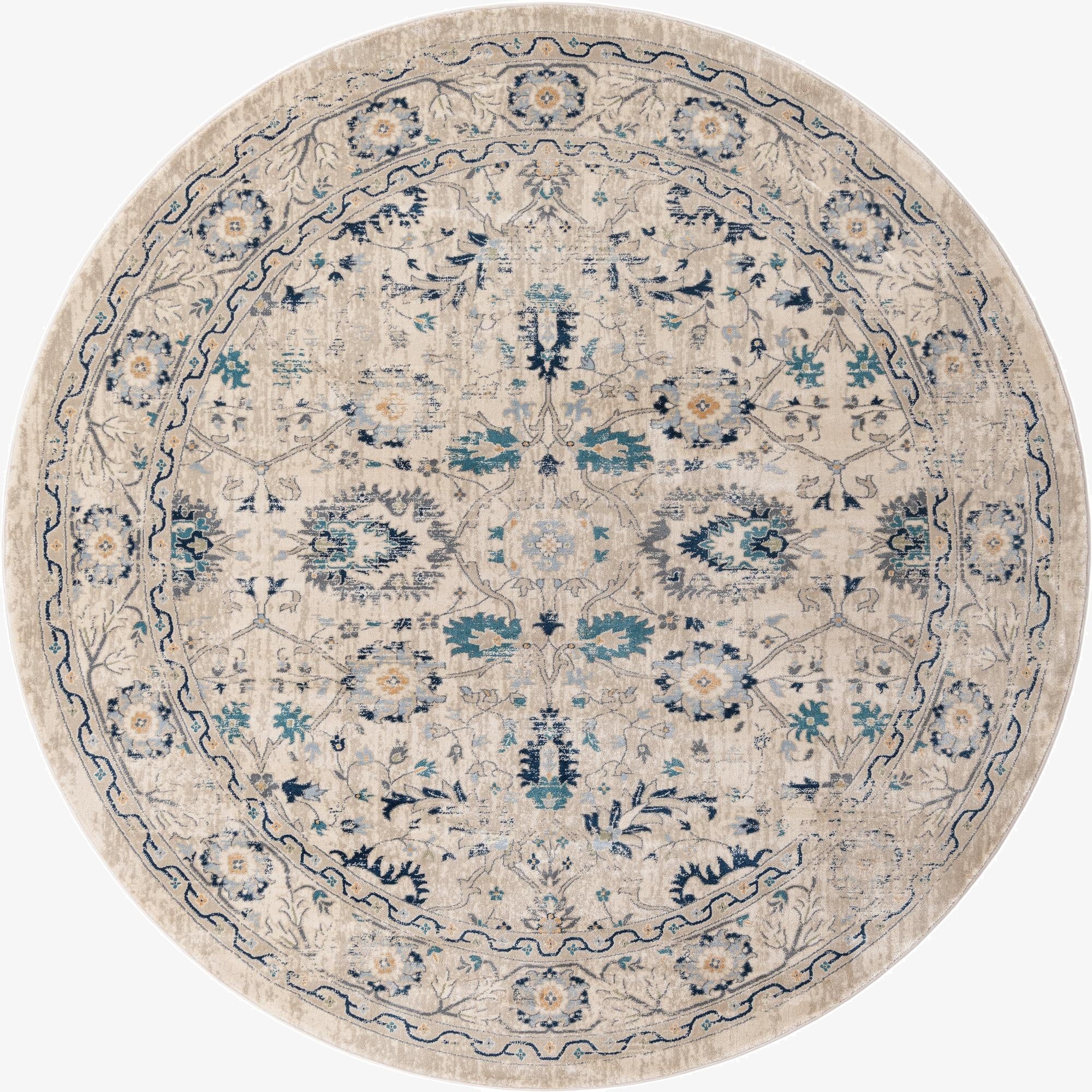 7' 10 x 7' 10 Stockholm Round Rug