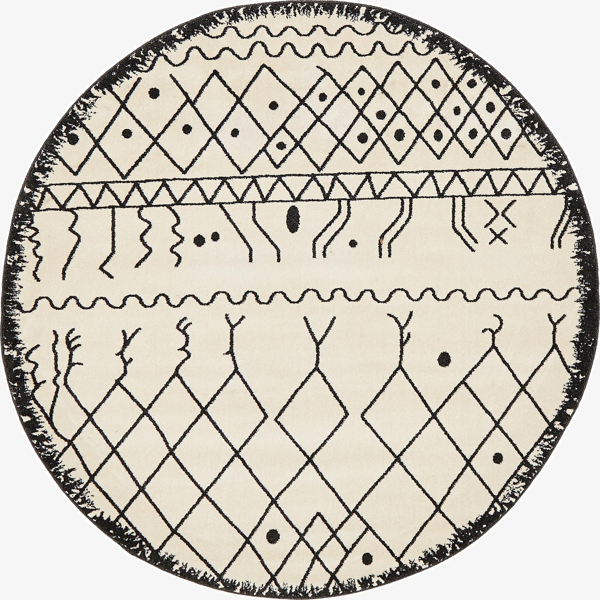 6' x 6' Tangier Round Rug