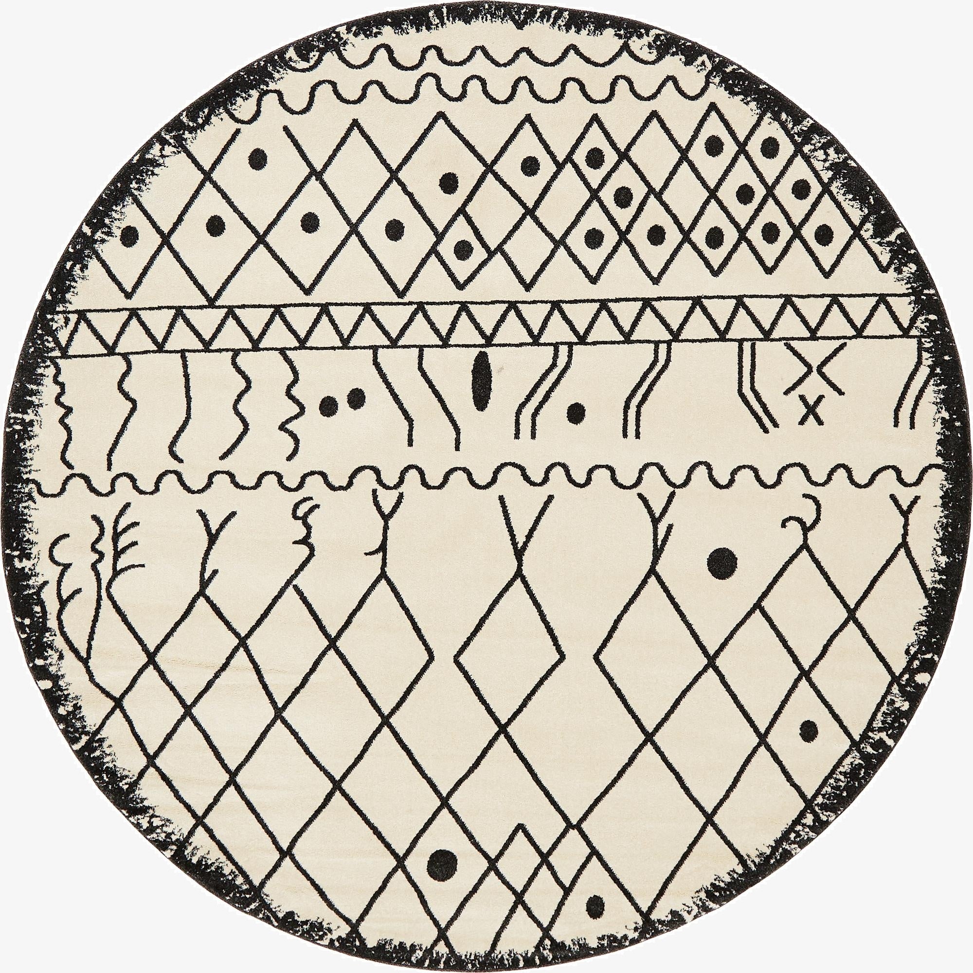 8' x 8' Tangier Round Rug