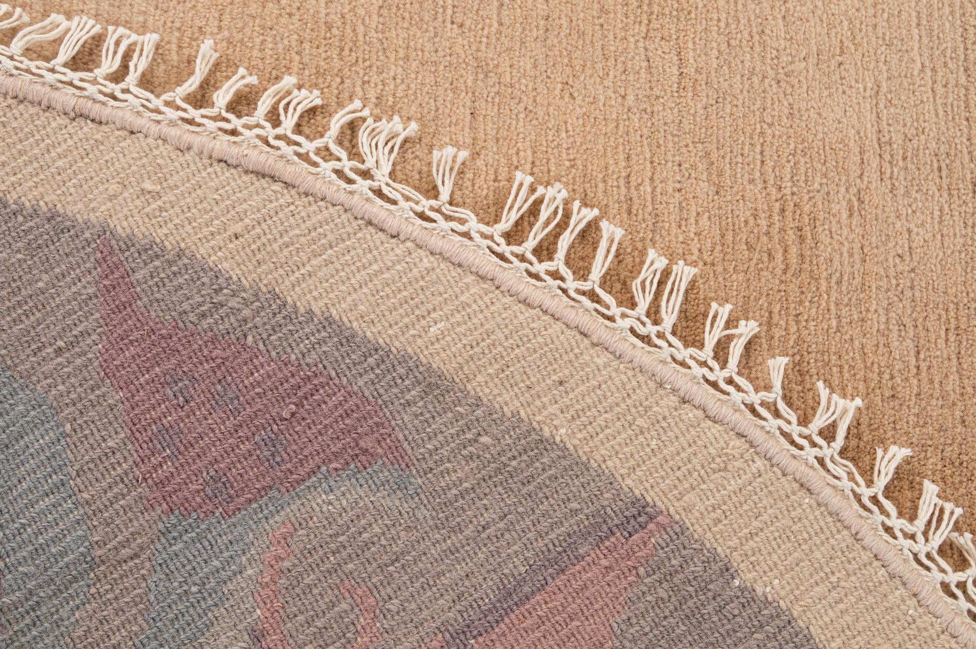 8' x 8' 2 Hand Knotted Tibet Wool Round Rug