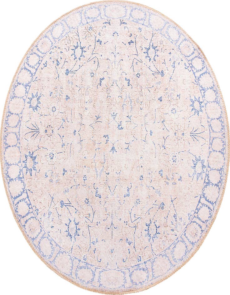 Detail image of 3' 6 x 3' 6 Washable Timeless Round Rug