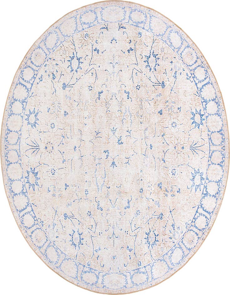 Detail image of 7' 7 x 7' 7 Washable Timeless Round Rug
