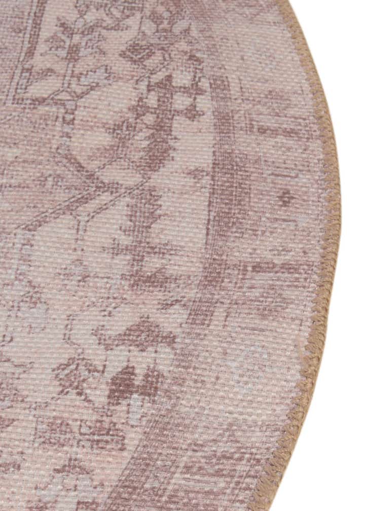 7' 6 x 7' 6 Washable Timeless Round Rug
