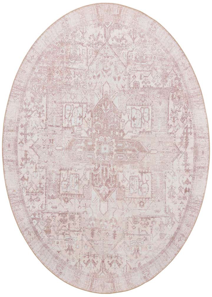 7' 6 x 7' 6 Washable Timeless Round Rug