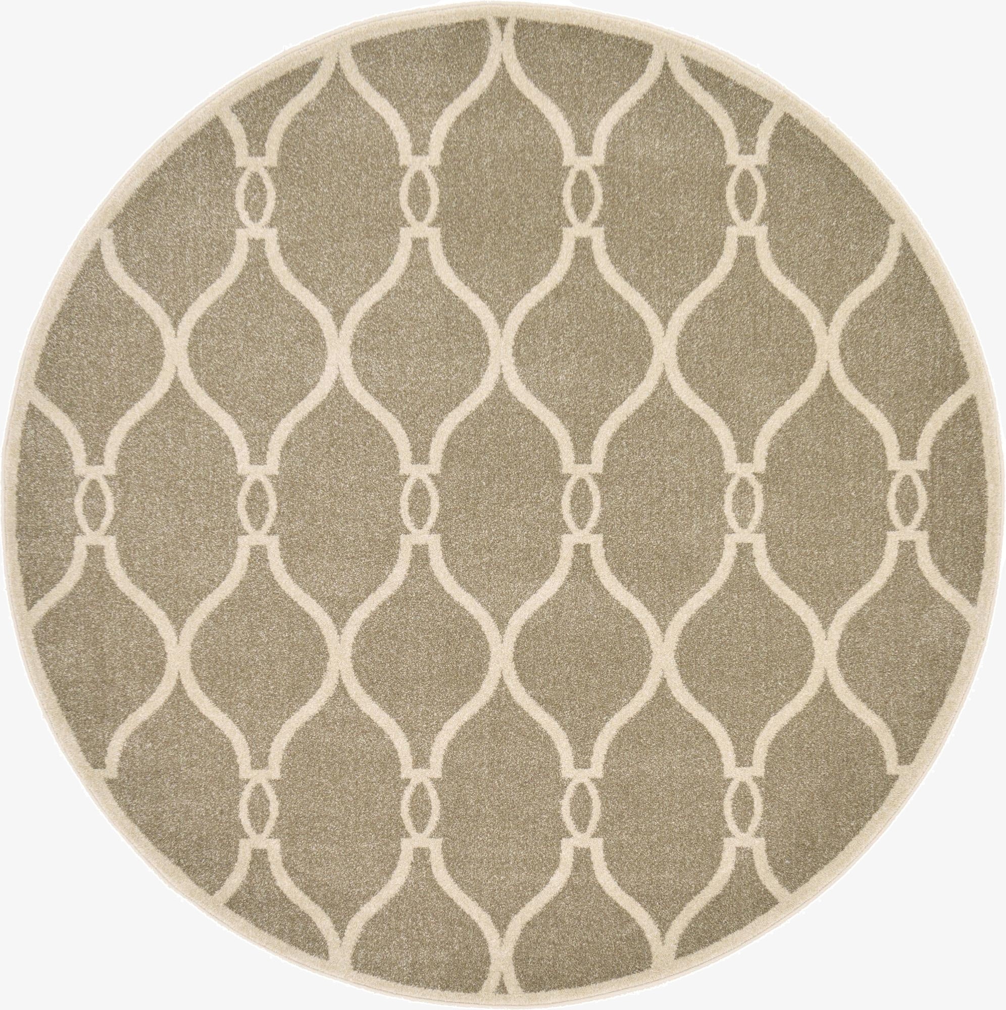 6' x 6' Trellis Round Rug