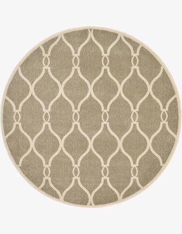 6' x 6' Trellis Round Rug