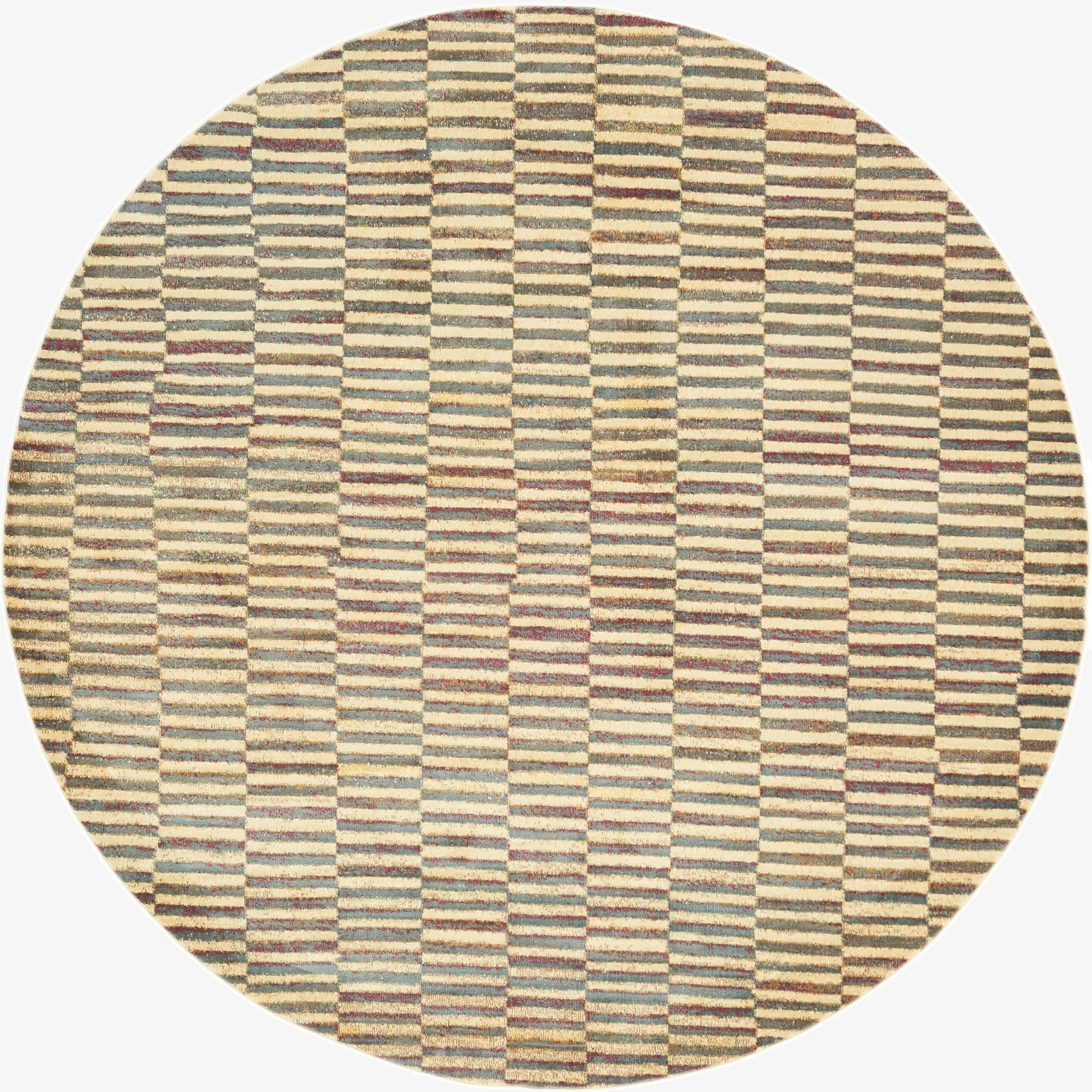 8' 2 x 8' 2 Tribe Round Rug