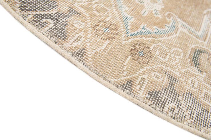 Detail image of 6' 1 x 6' 2 Hand Knotted Ultra Vintage Persian Wool Round Rug