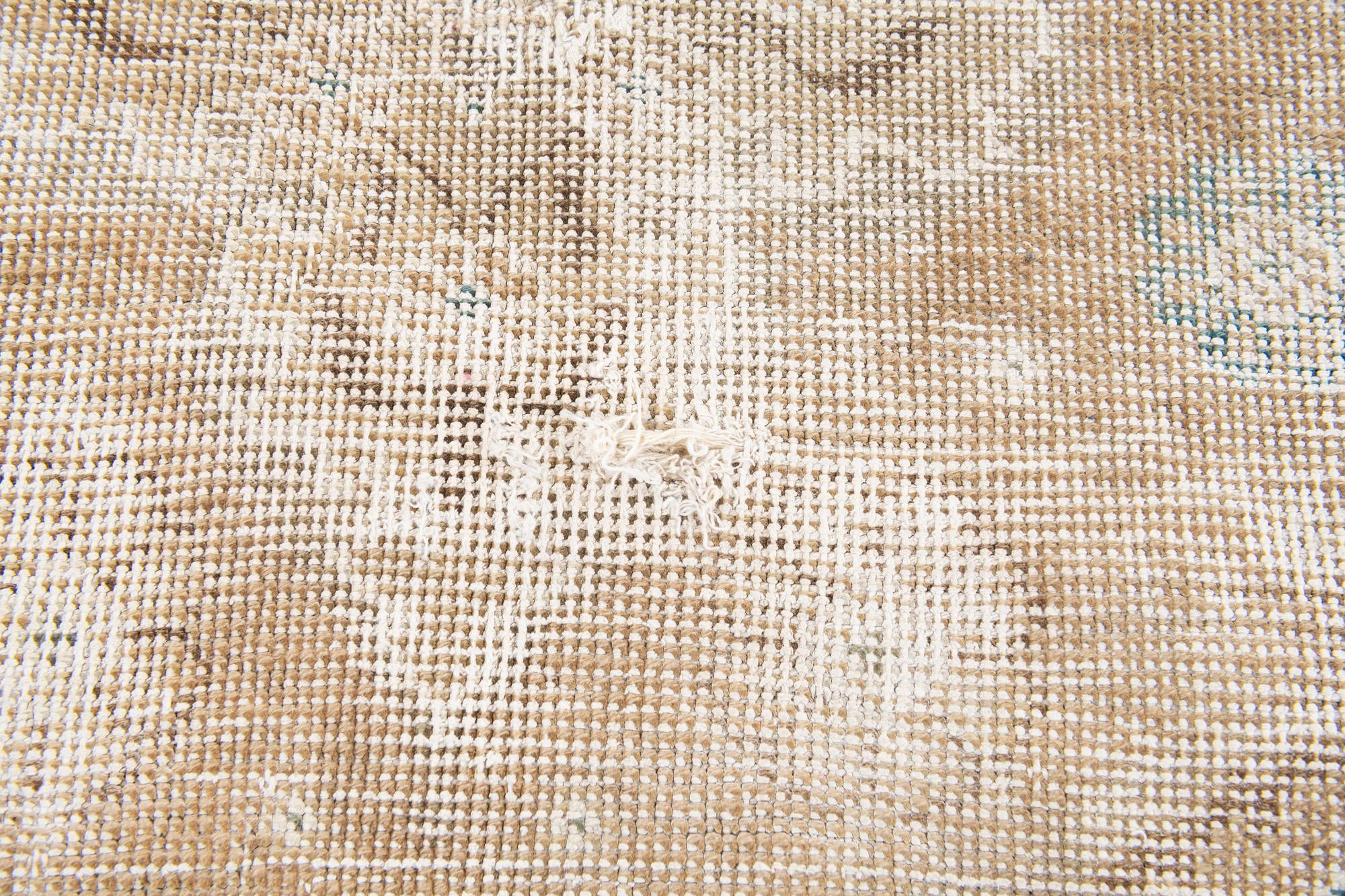 6' 1 x 6' 2 Hand Knotted Ultra Vintage Persian Wool Round Rug