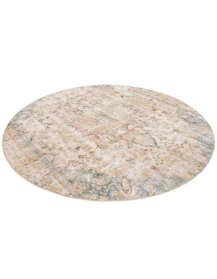 Detail image of 8' 4 x 8' 4 Hand Knotted Ultra Vintage Persian Wool Round Rug