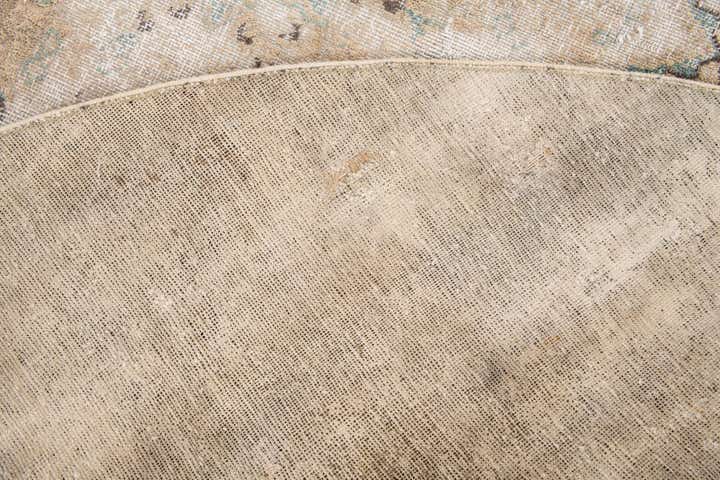 8' 4 x 8' 4 Hand Knotted Ultra Vintage Persian Wool Round Rug