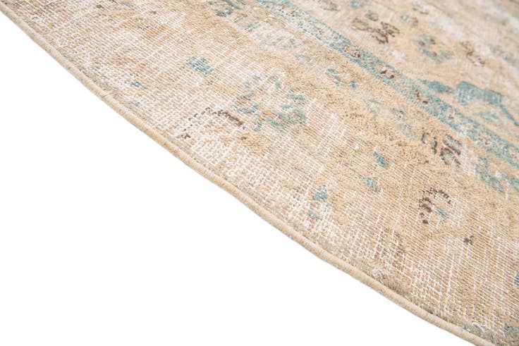 Detail image of 8' 4 x 8' 4 Hand Knotted Ultra Vintage Persian Wool Round Rug