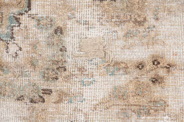8' 4 x 8' 4 Hand Knotted Ultra Vintage Persian Wool Round Rug