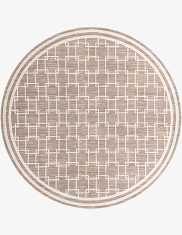 7' 10 x 7' 10 Metropolitan Uptown Round Rug