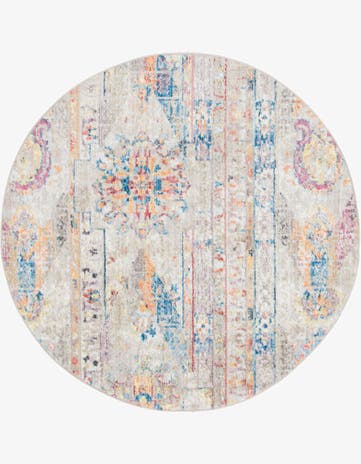 Beige Vega Round Rug