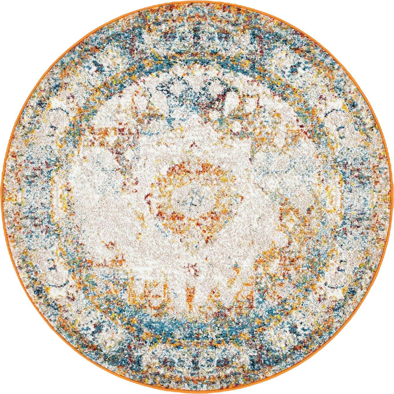 4' x 4' Veneto Round Rug