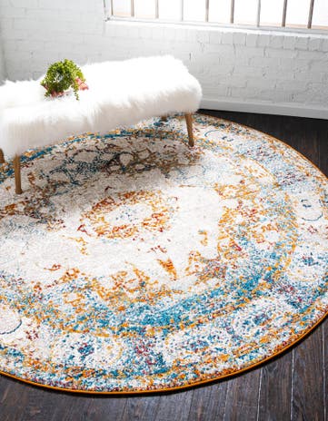 4' x 4' Venice Round Rug
