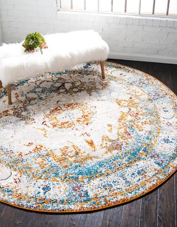 4' x 4' Venice Round Rug